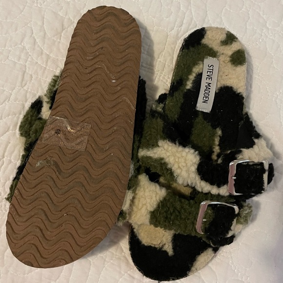 Steve Madden Womens Shearling Camouflage - Picture 4 of 9